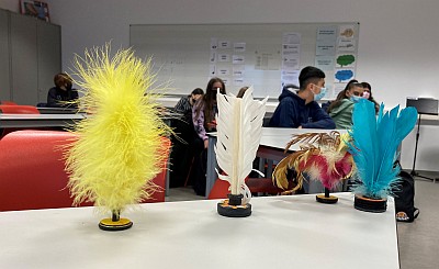 Federfußbälle (zum großen Bild)